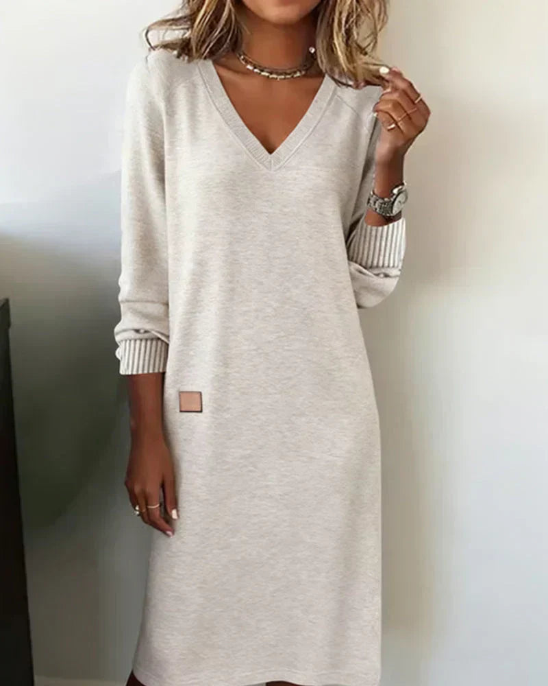 Sophie | Flattering Cozy Comfort Dress