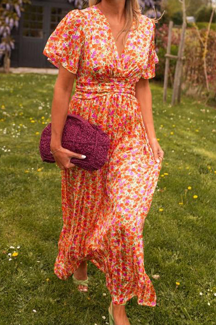 Pauline - long floral dress
