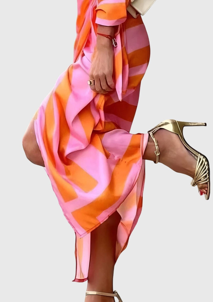 Sophie | Elegant Wrap Dress with Print