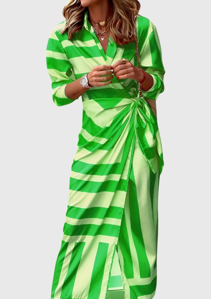 Sophie | Elegant Wrap Dress with Print