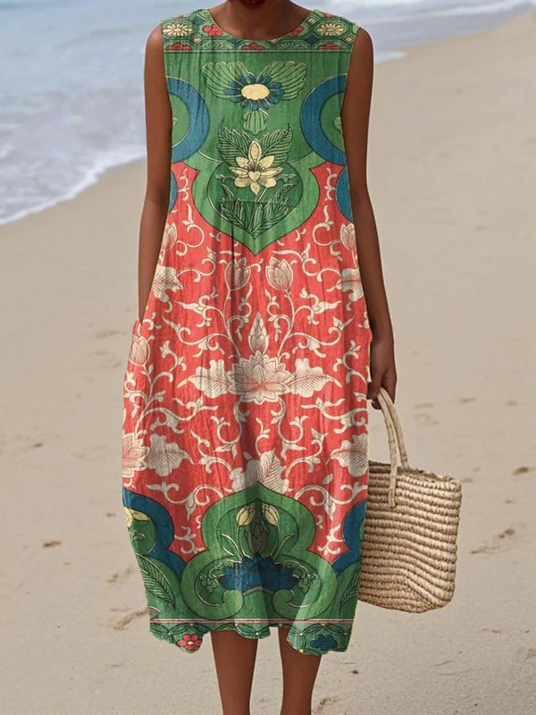 Iris | Bohemian Midi Dress