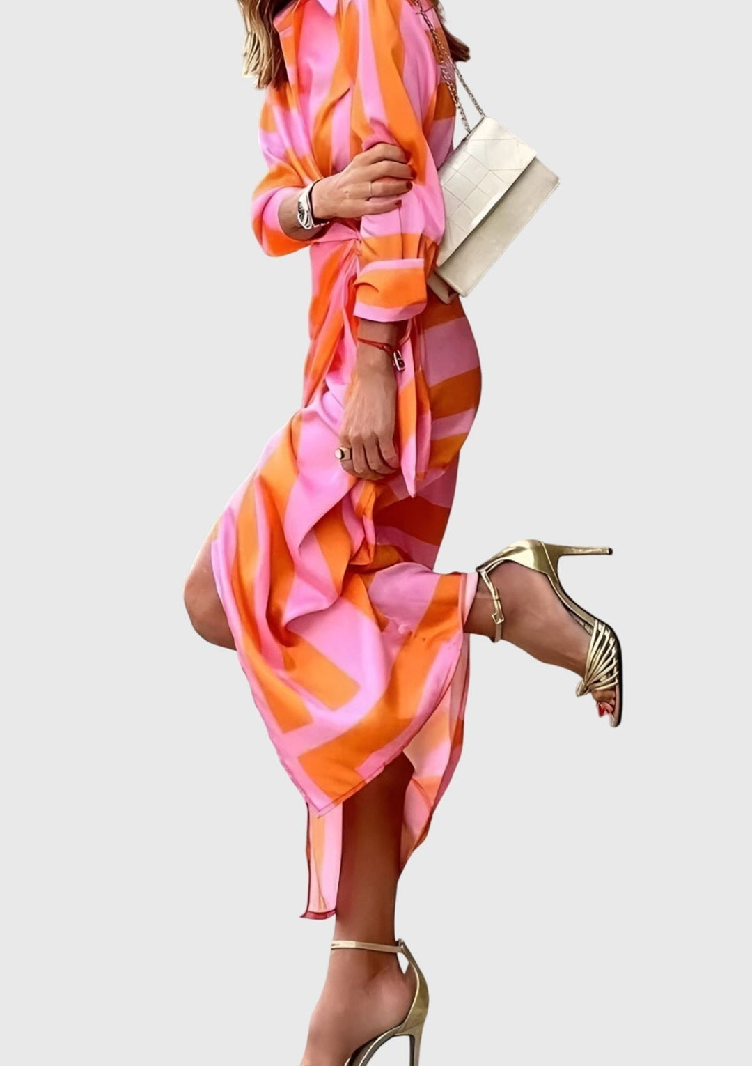 Sophie | Elegant Wrap Dress with Print